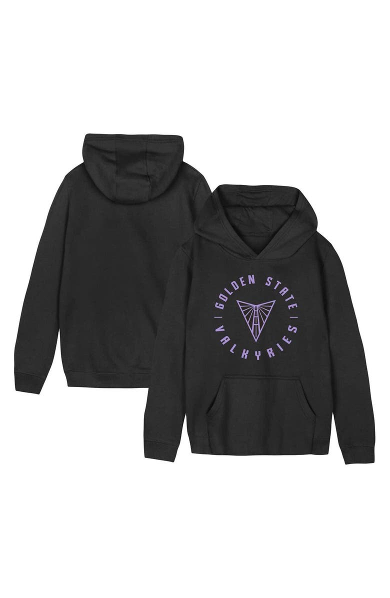Outerstuff Preschool Black Golden State Valkyries Circle Pullover Hoodie, Main, color, 