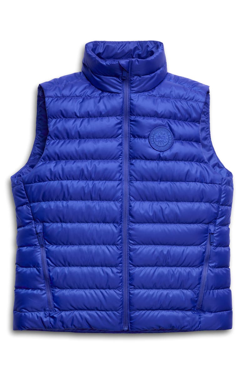 Canada Goose Aethera Quilted Ripstop 750 Fill Power Down Puffer Vest, Alternate, color, Azurite Blue