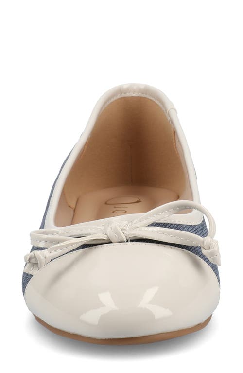 Journee Collection Kaiah Ballet Flat In Blue