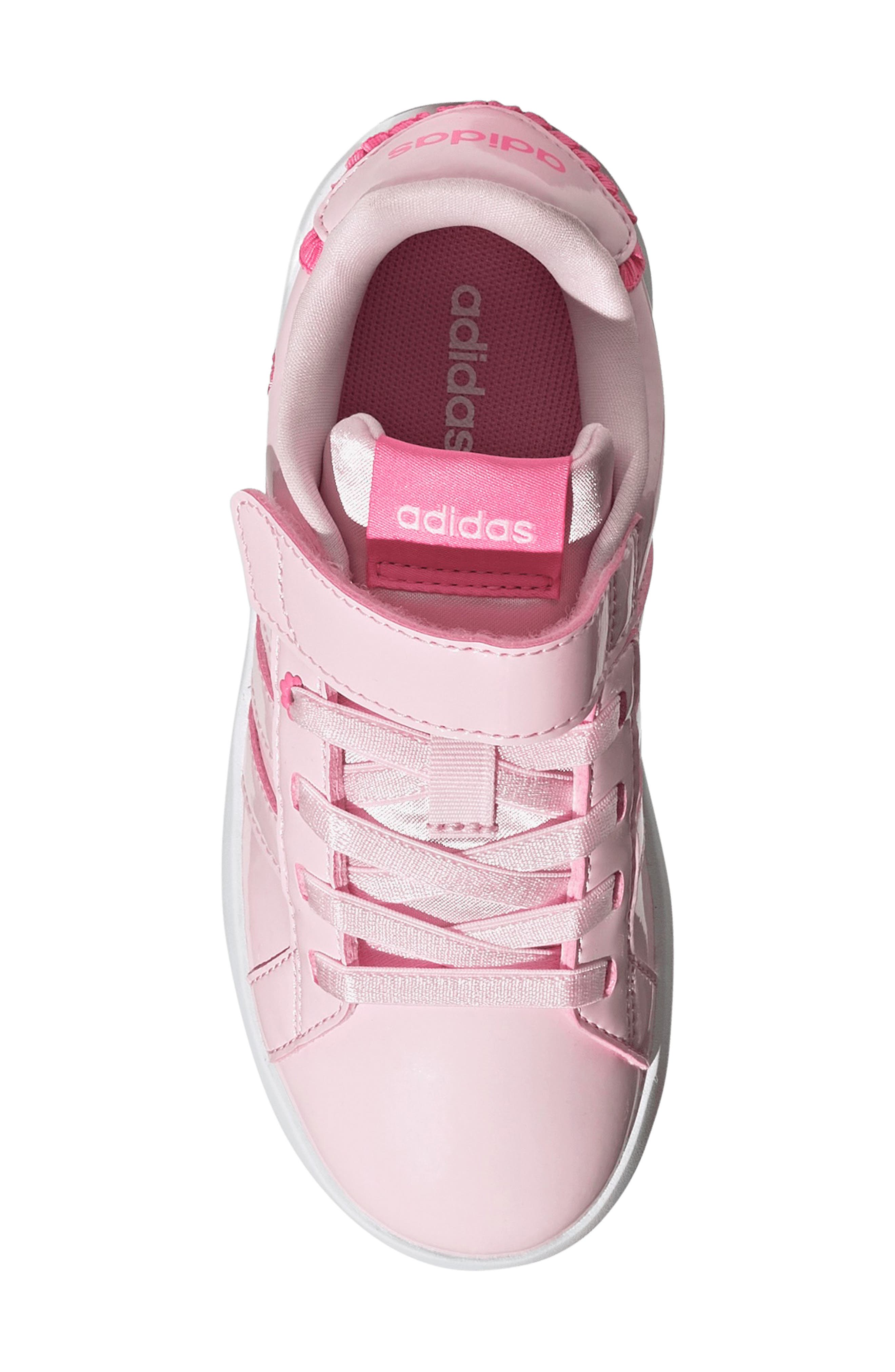 adidas Kids' Grand Court 3.0 Sneaker, Alternate, color, Distilled Pink/ Bliss Pink