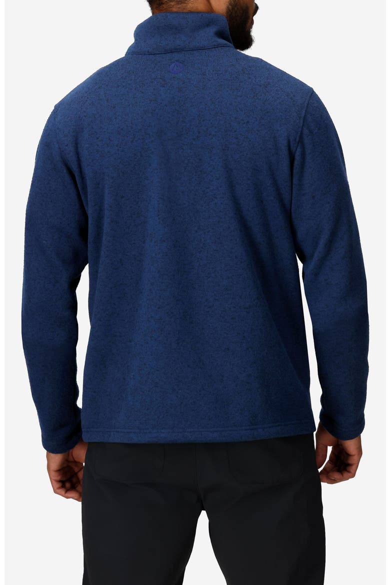 Drop Line Half Zip Fleece Jacket, Alternate, color, ARCTIC NAVY HEATHER