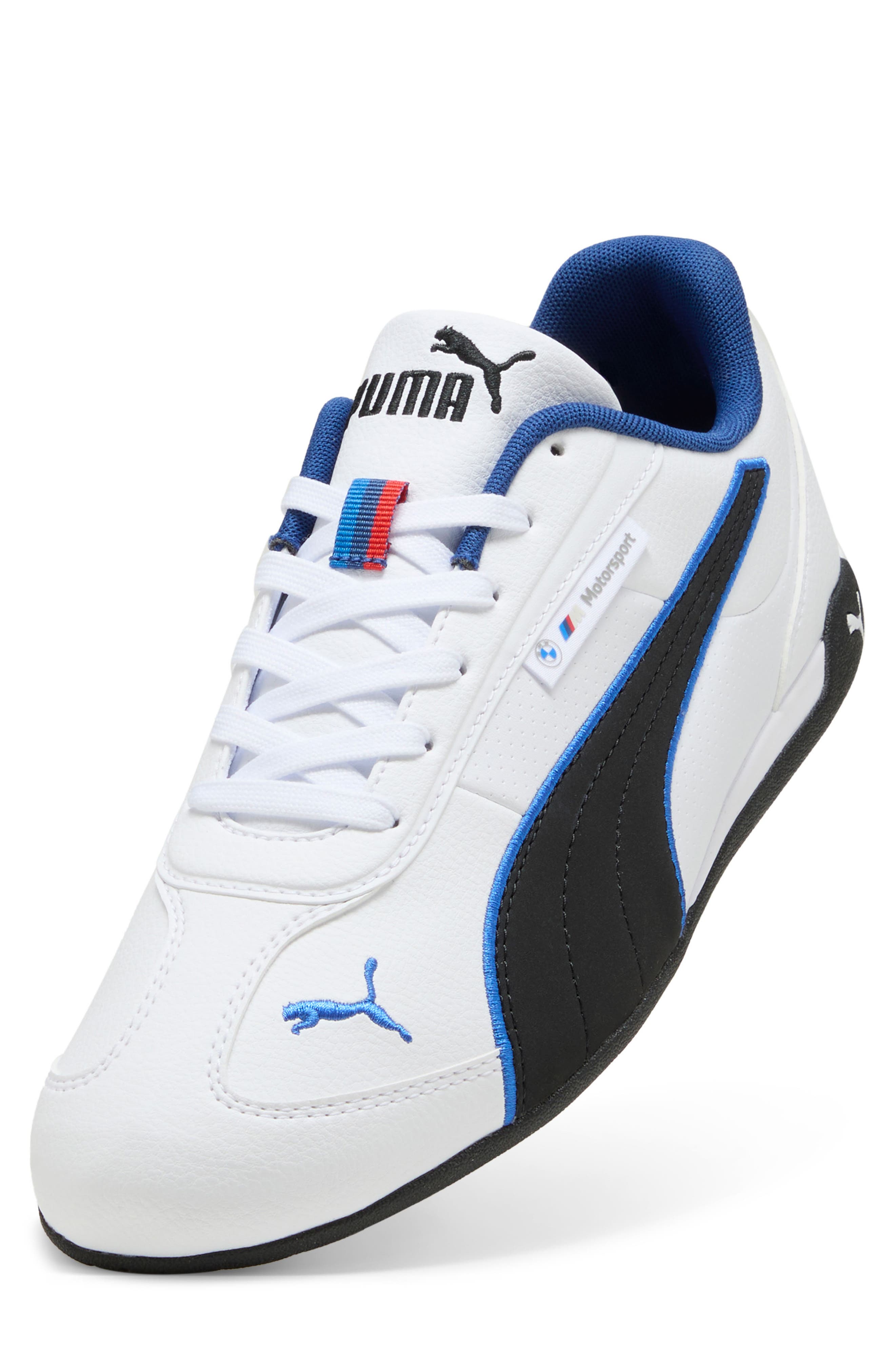 BMW M Motorsport Replicat-X Sneaker, Main, color, PUMA WHITE/ COOL COBALT