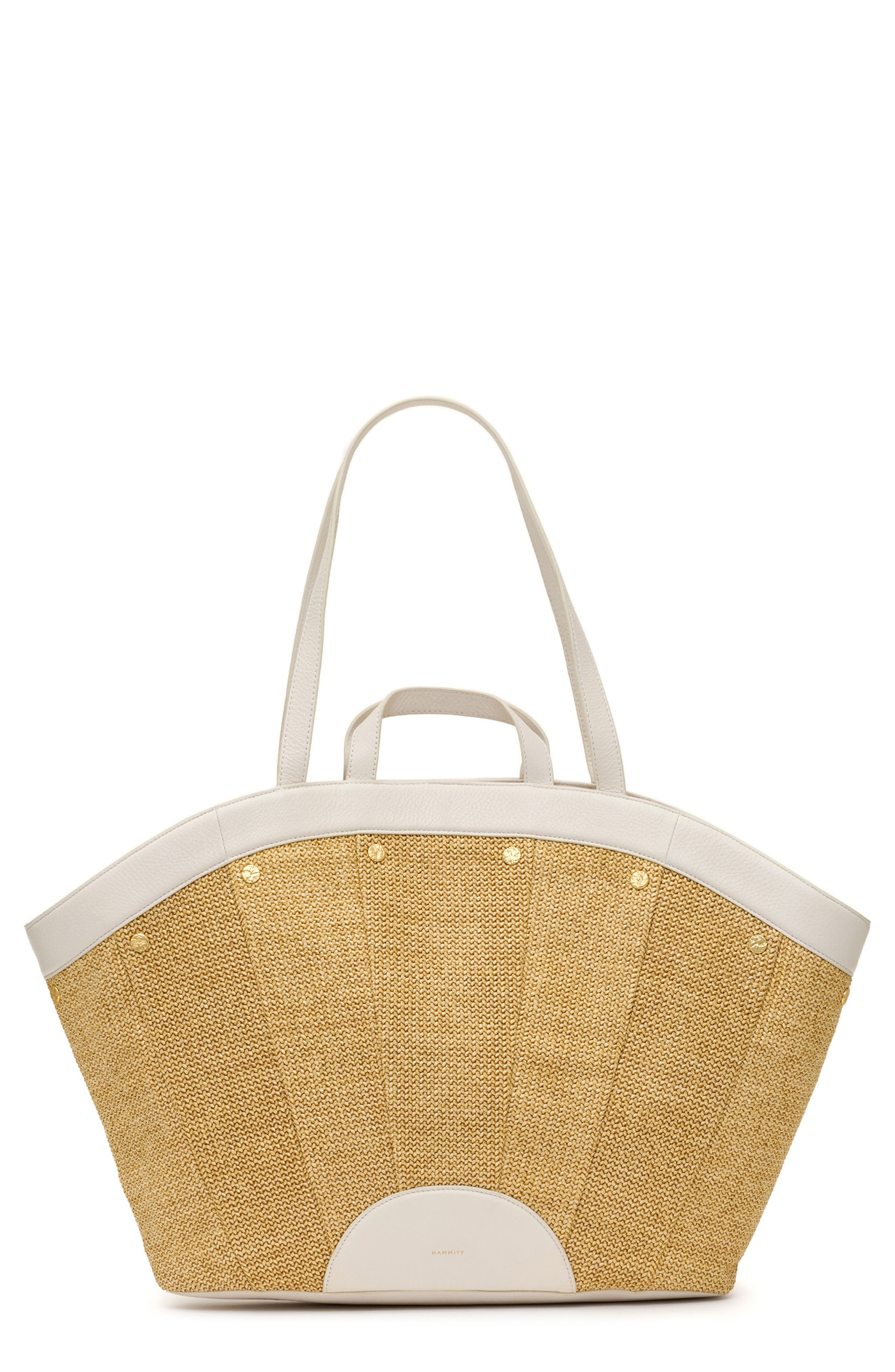 HAMMITT Shelley Raffia Resort Tote, Main, color, 