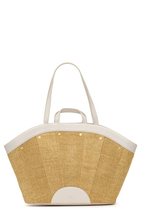 Shelley Raffia Resort Tote