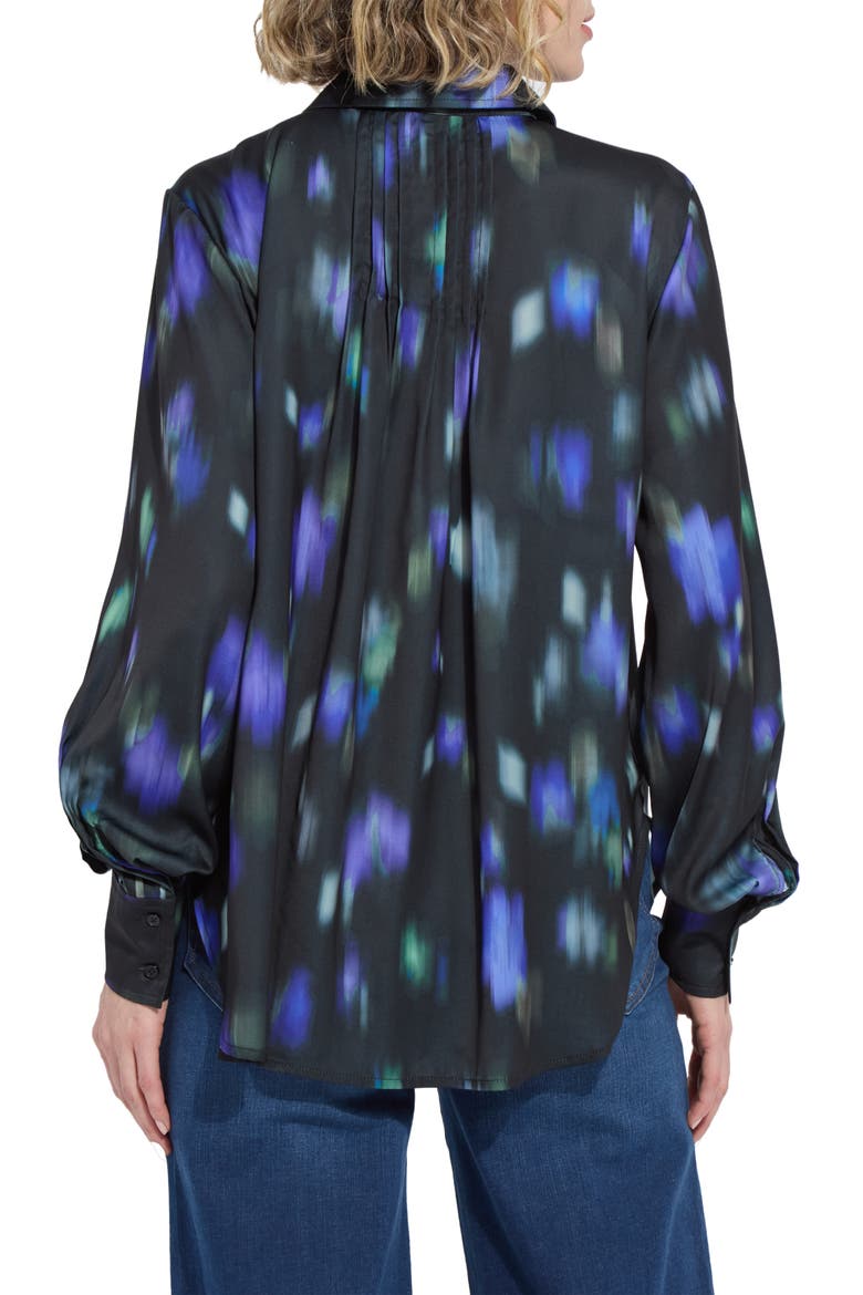 Aitana Utility Pleat Button-Up Shirt, Alternate, color, MOTION BL