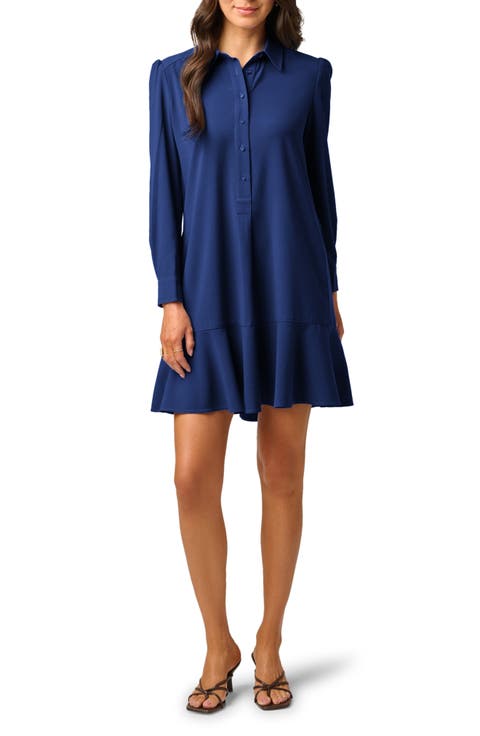 Hailey Button-Up Shift Shirtdress