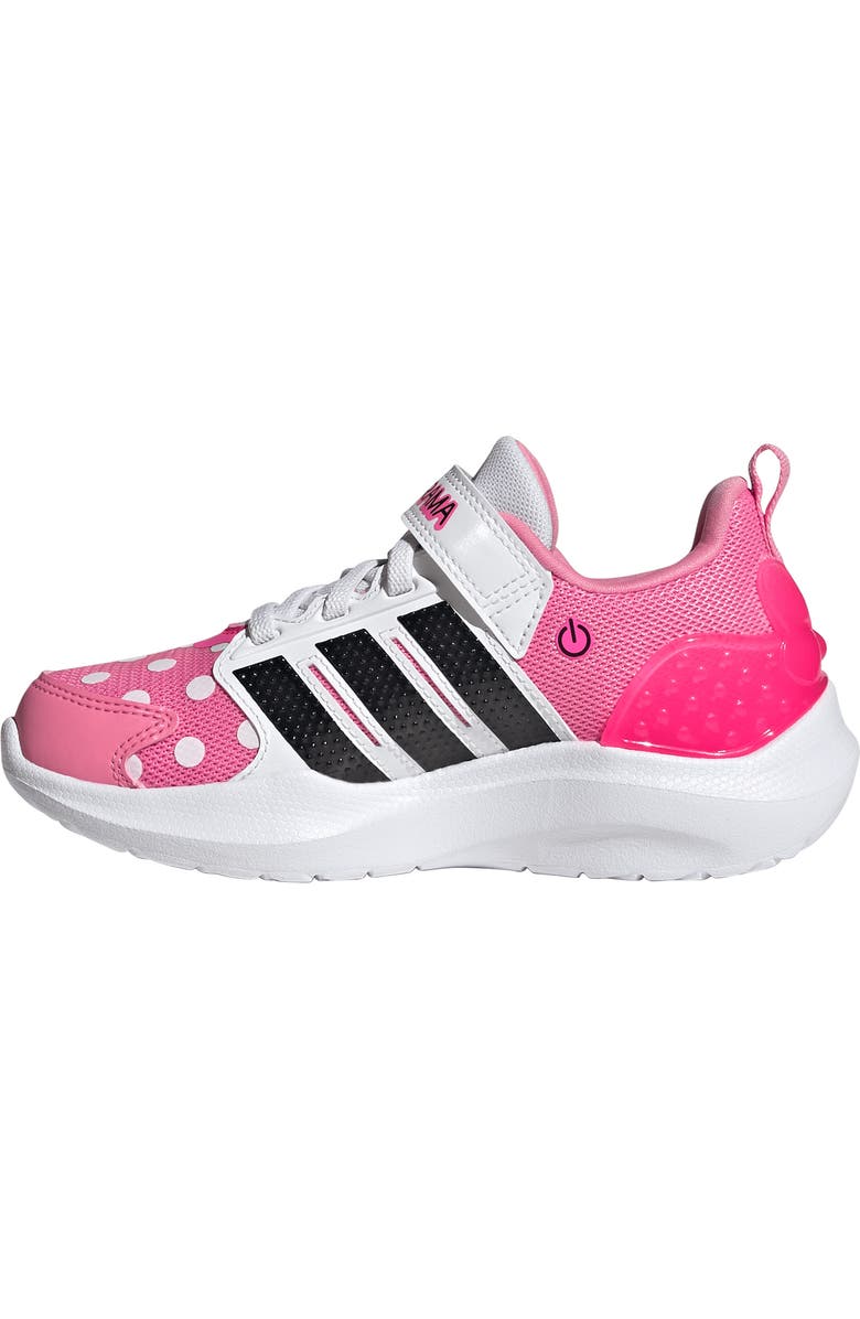 adidas x Disney<sup>®</sup> Kids' Lightorama Minnie Mouse Light-Up Sneaker, Alternate, color, Bliss Pink/ Black/ Lucid Pink