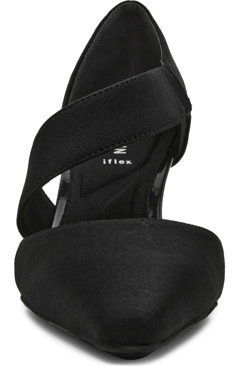 Anne Klein Cerys Pump, Alternate, color, Black Stretch
