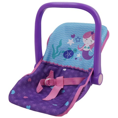Mermaid Doll Car Seat Kids Pretend Play