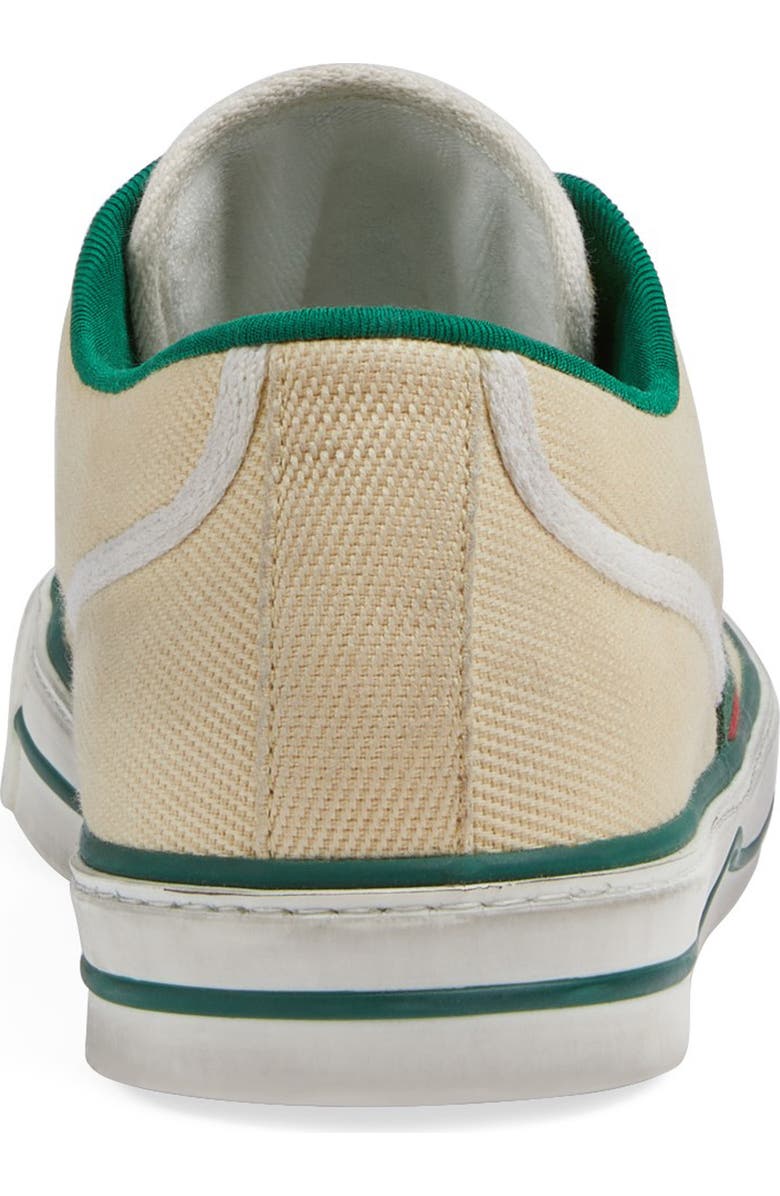 Gucci Web Canvas Low Top Sneaker, Alternate, color,