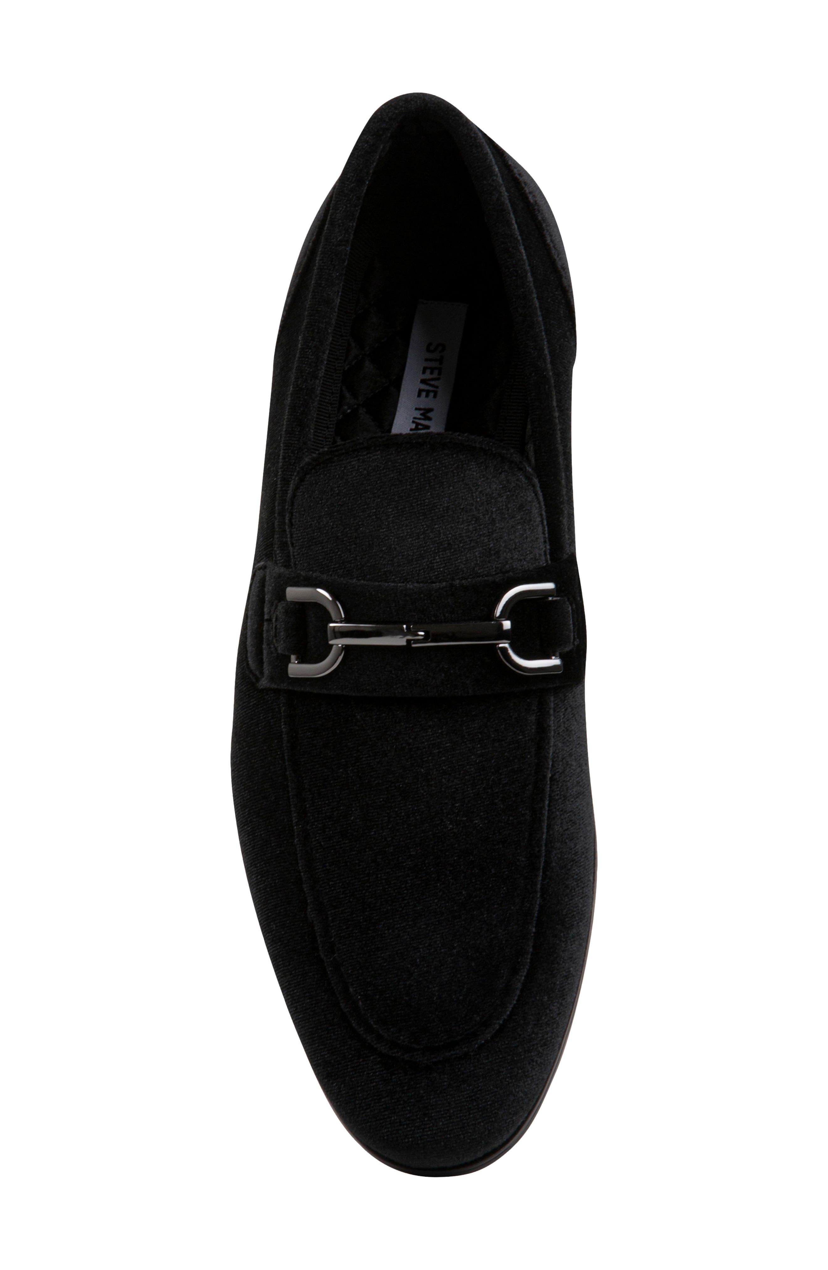 Steve Madden Crusadr Velvet Loafer, Alternate, color, Blk Vel