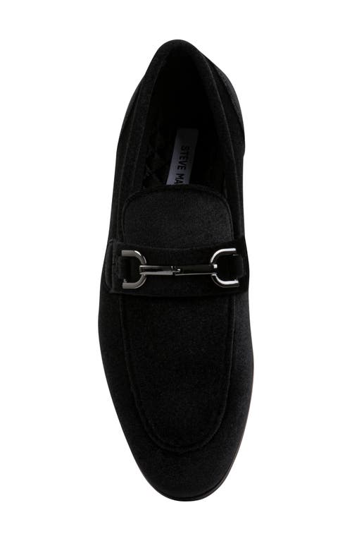 Steve Madden Crusadr Velvet Loafer In Black