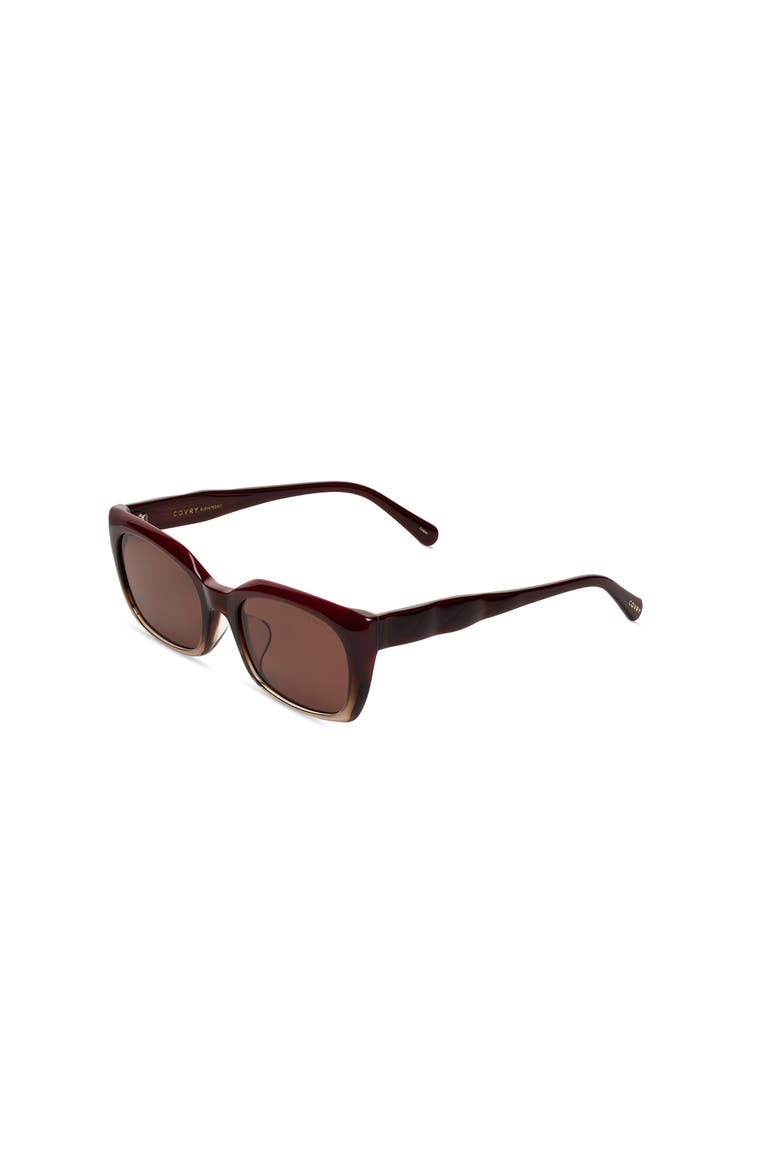 Shaula Sunglasses, Alternate, color, Bordeaux