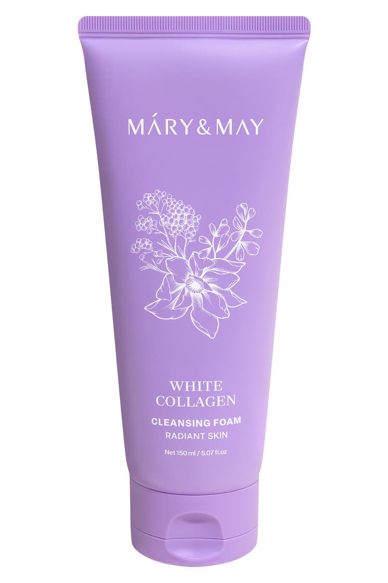 White Collagen Cleansing Foam, Main, color, NO COLOR