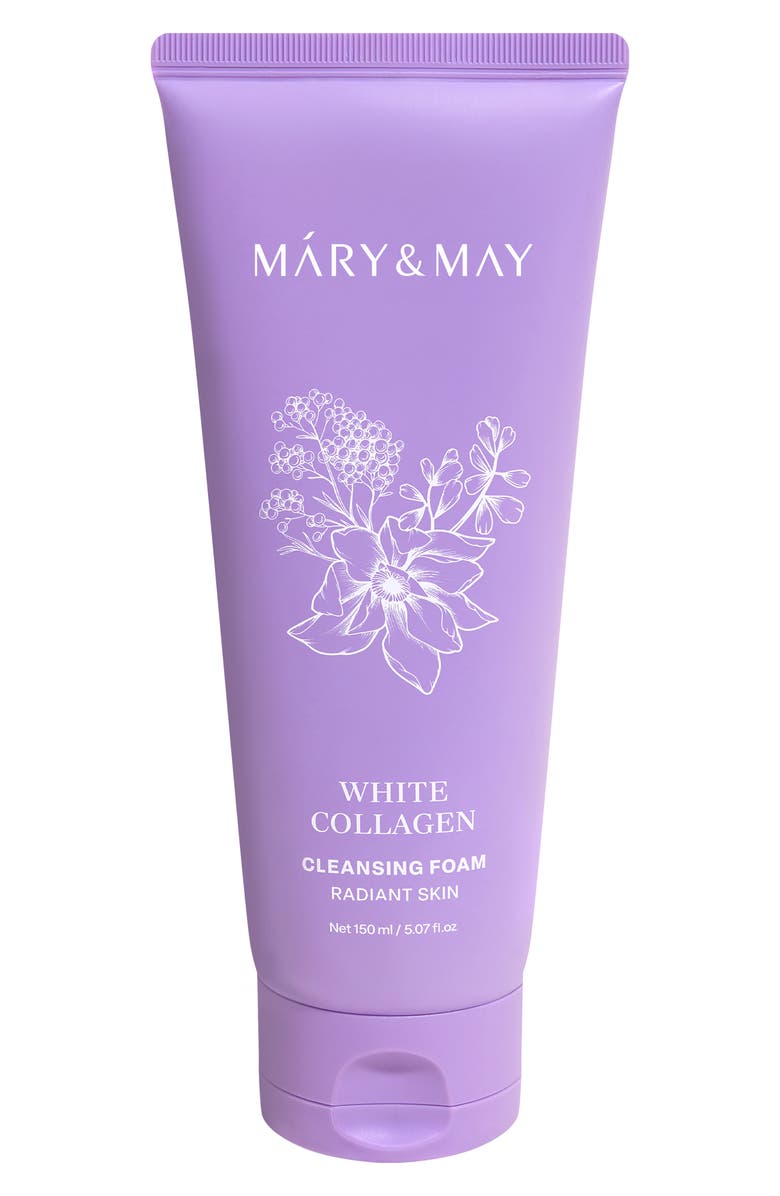 Mary&May White Collagen Cleansing Foam, Main, color, 