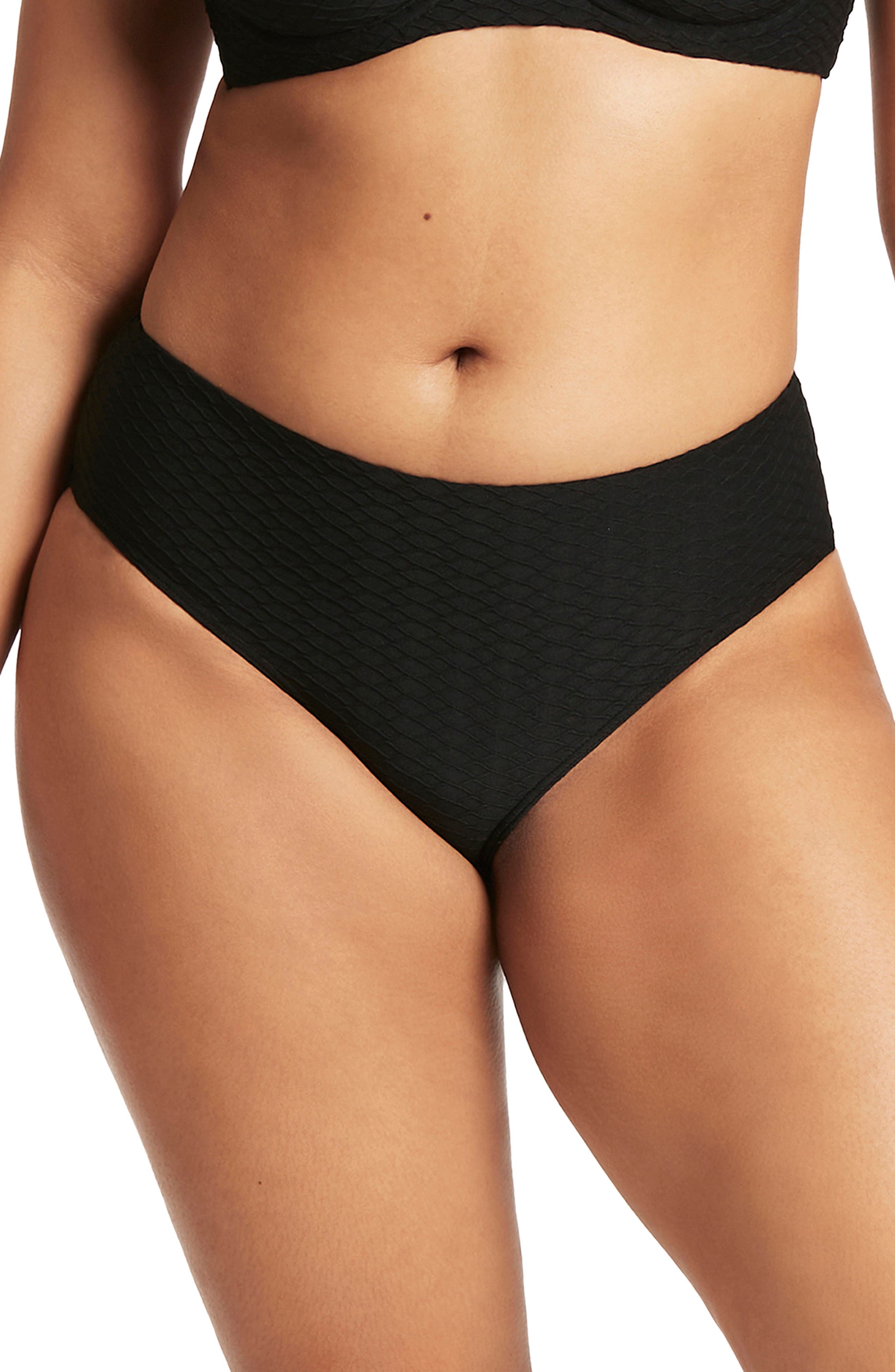 Sea Level Mid Rise Bikini Bottoms
