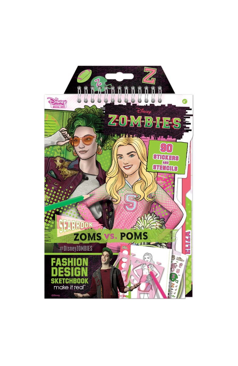Disney Zombie Make It Real Disney Zombie Sketchbook, Main, color, Multicolored