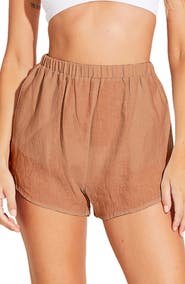 Vitamin A® Tallows Linen Cover-Up Shorts
