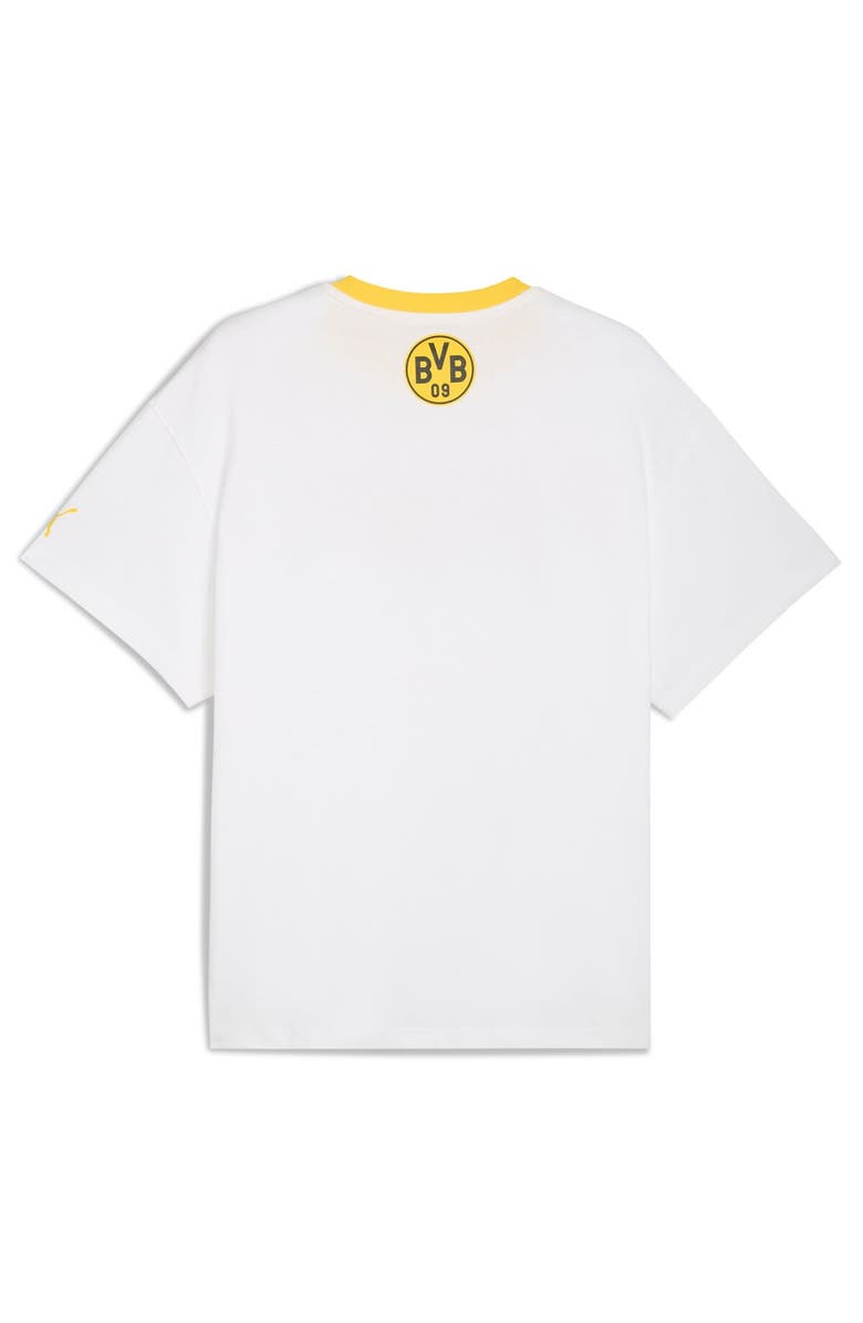 PUMA Men's Puma White Borussia Dortmund 2025 FIFA Club World Cup Hoops T-Shirt, Alternate, color,