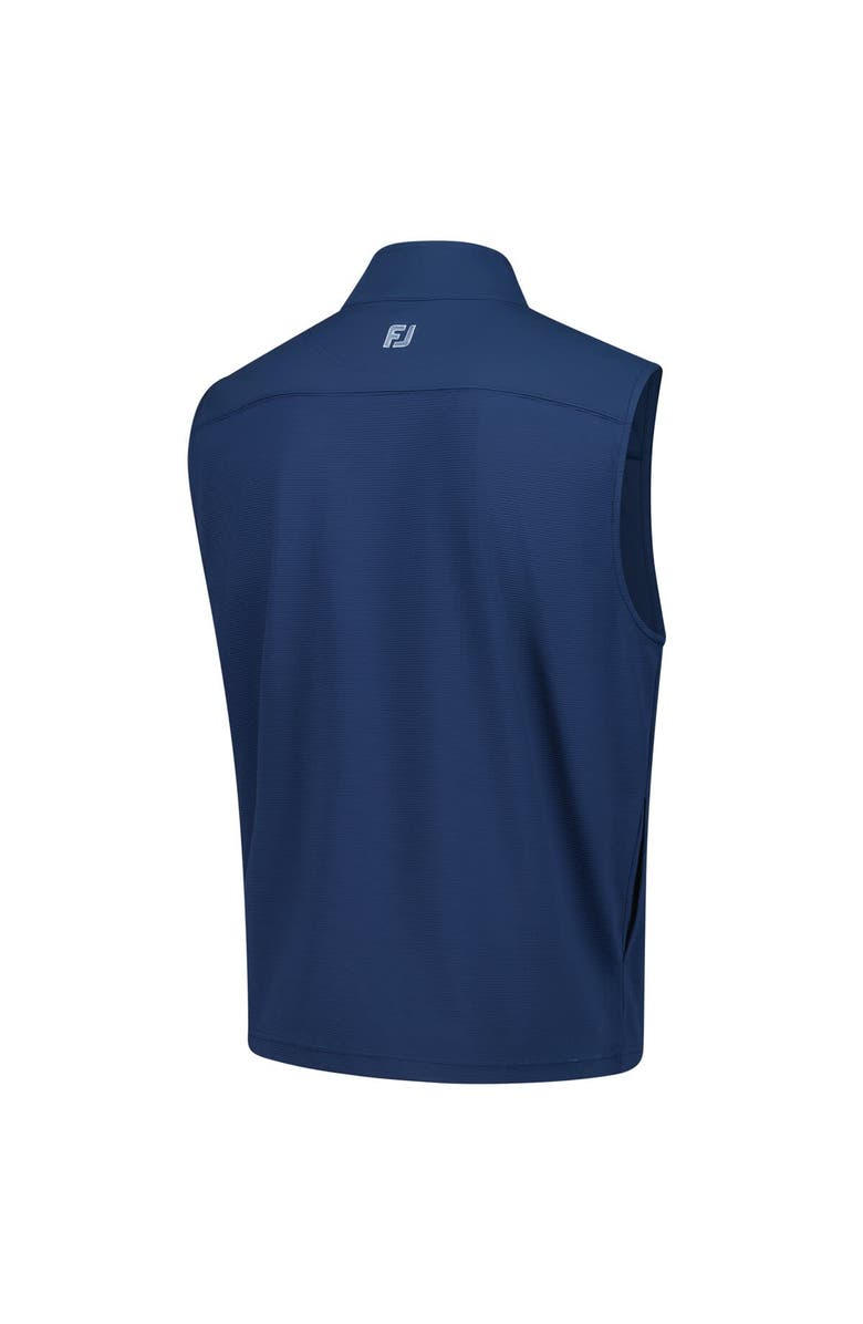 FOOTJOY Men's FootJoy Blue Genesis Invitational Ottoman Knit Vest, Alternate, color, Blue