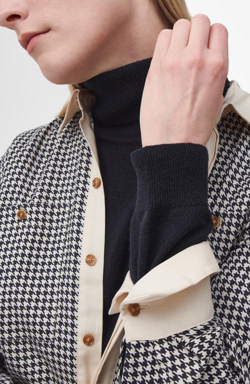 Barbour Kathryn Houndstooth Check Shirt In White