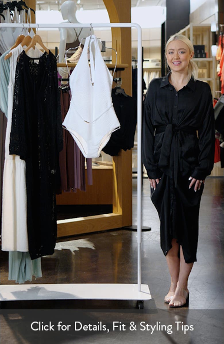 De Soleil Halter One-Piece Swimsuit, sales video thumbnail