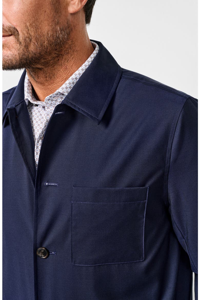 Scout Wool Rain Jacket, Alternate, color, NAVY