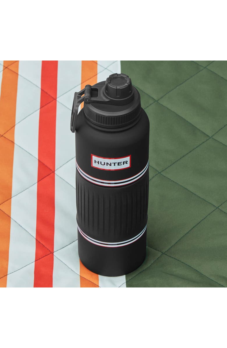 Hunter GoGrip Hydration Stainless Steel Tumbler with Carry Handle, Alternate, color, Black