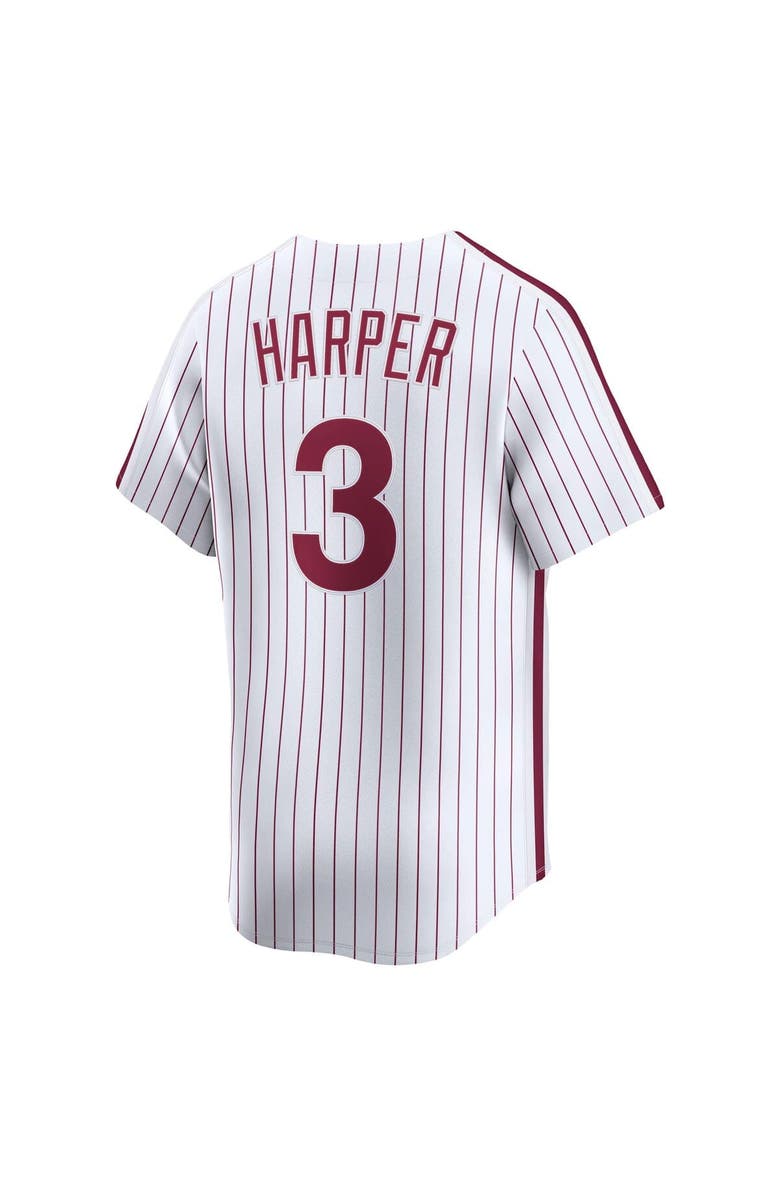 Nike Men's Nike Bryce Harper White Philadelphia Phillies Cooperstown Collection Limited Jersey, Alternate, color, White