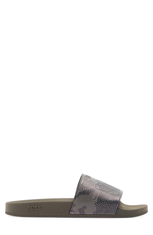 Hugo Boss Boss Nba Bay It Slide Sandal