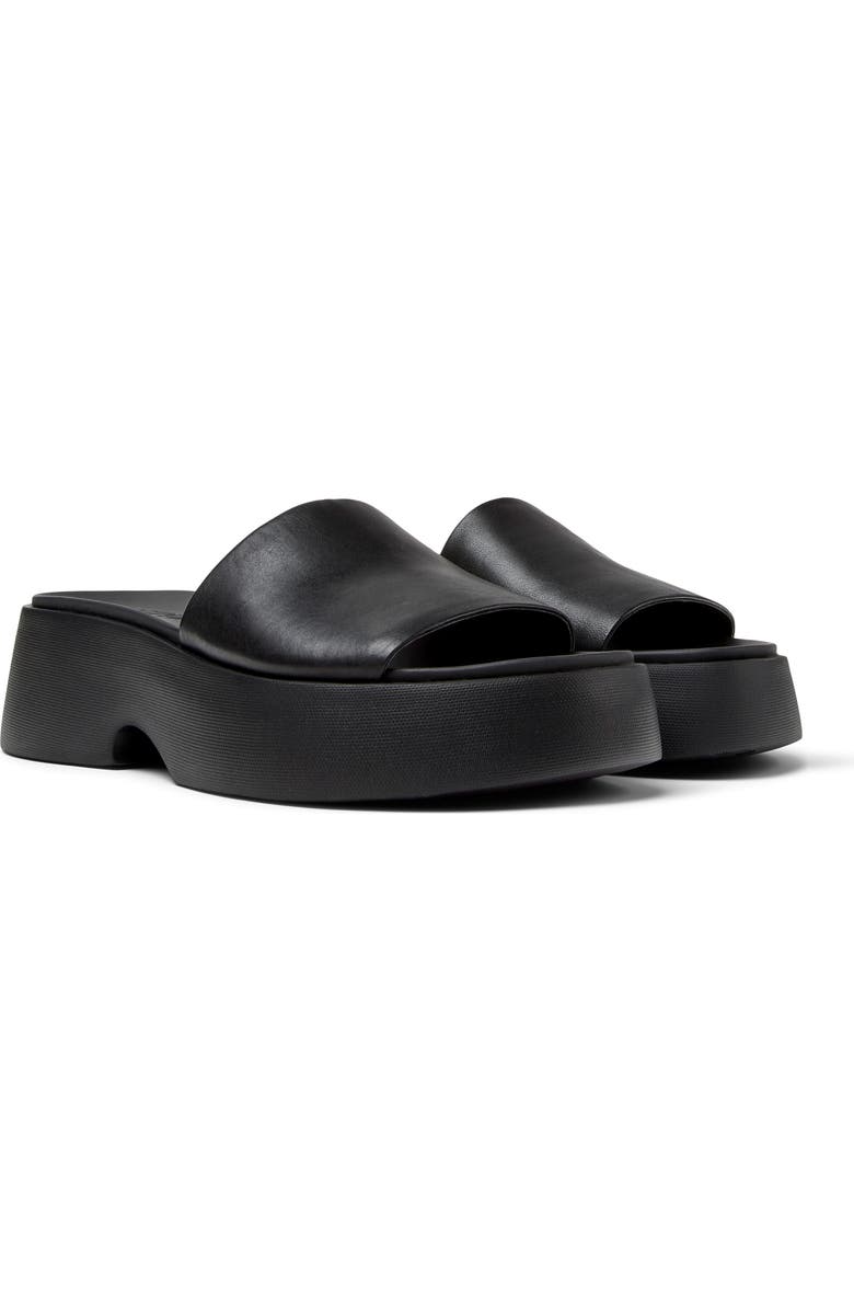 Camper Tasha Platform Slide Sandal, Main, color,