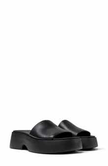 Camper Tasha Platform Slide Sandal