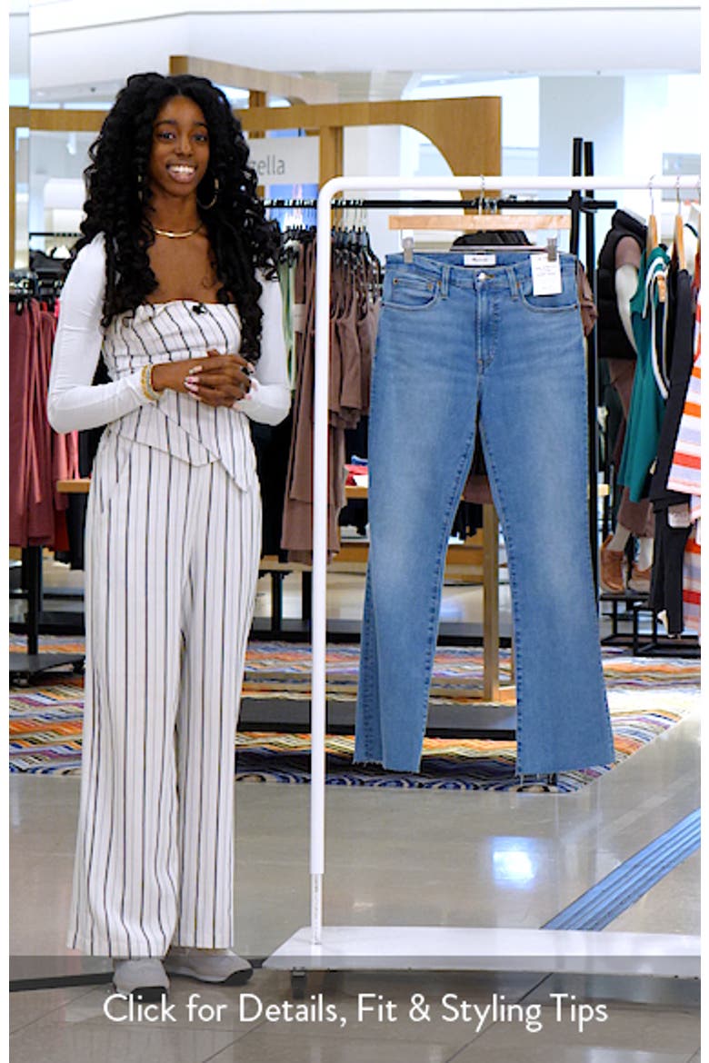 The Tall Raw Hem Crop Flare Jeans video