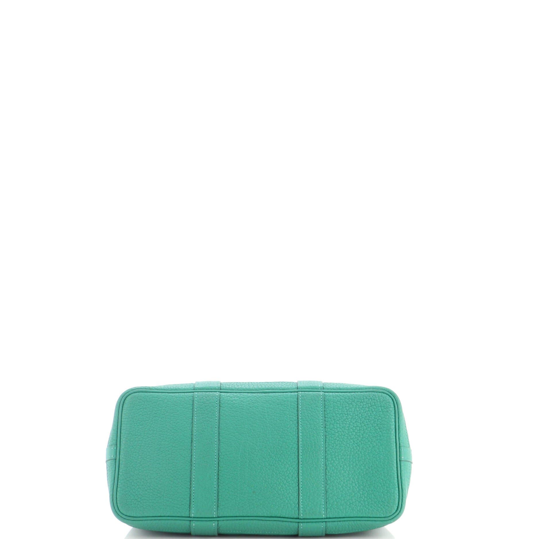 Garden Party Tote Leather 30, Alternate, color, Green