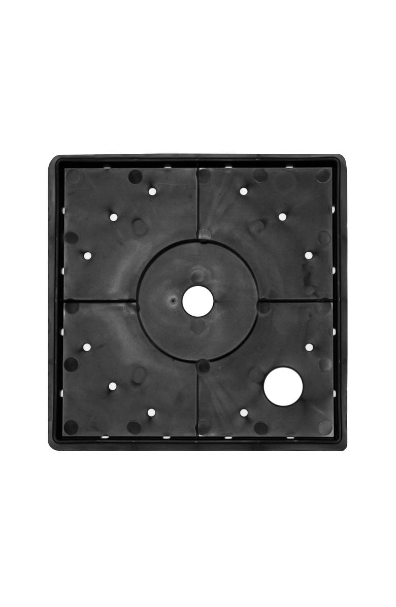 Bloem 25" Tall Finley Tapered Square Planter, Cement, Alternate, color, Gray