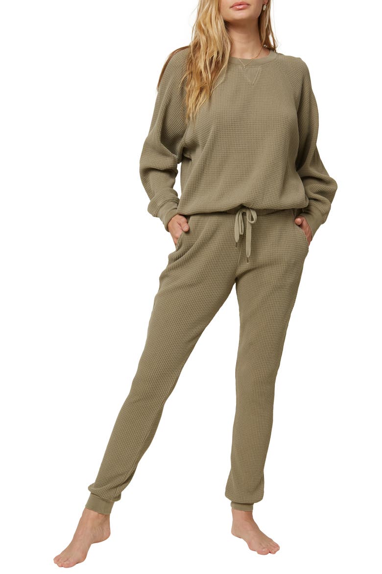 Amadorah Waffle Knit Pullover, Alternate, color, MERMAID