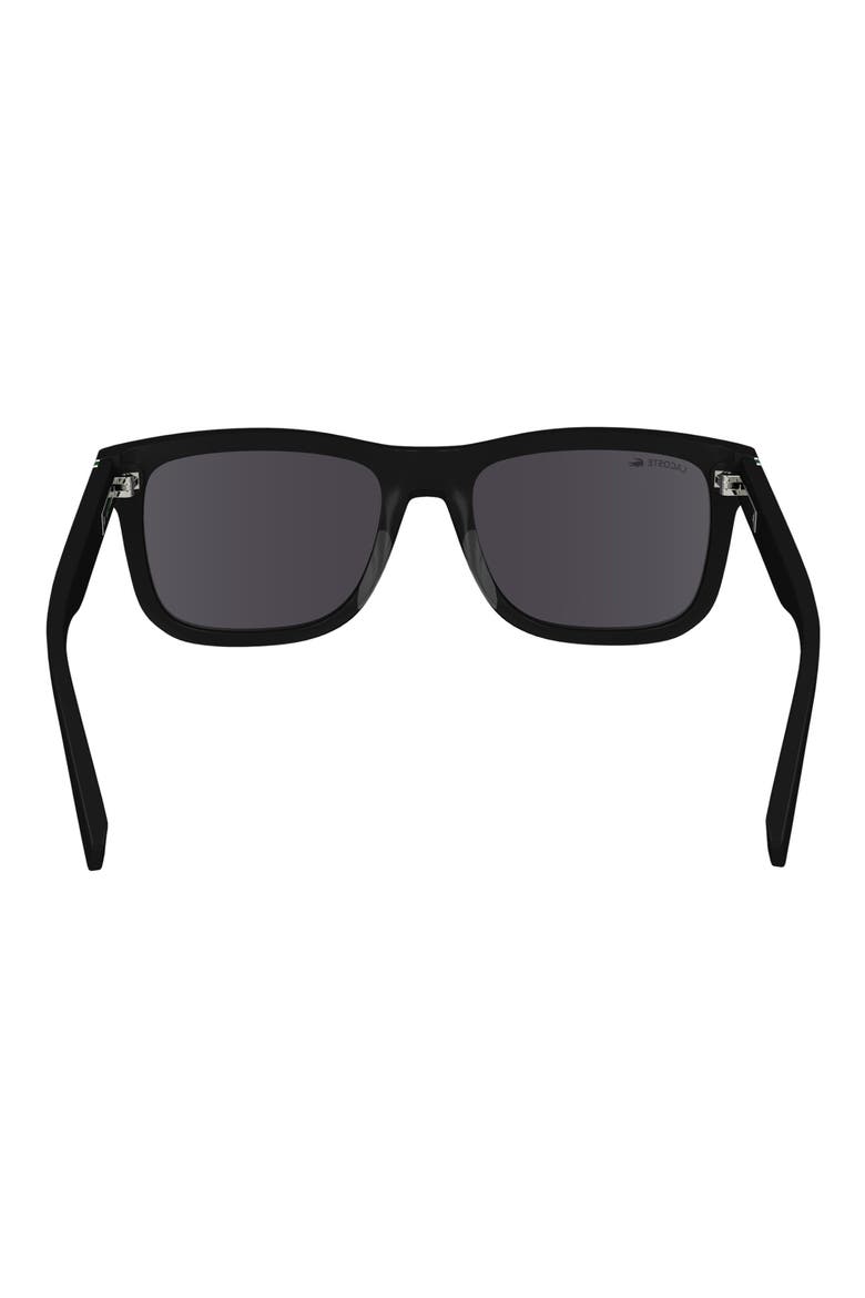 Premium Heritage 55mm Rectangular Sunglasses, Alternate, color, BLACK