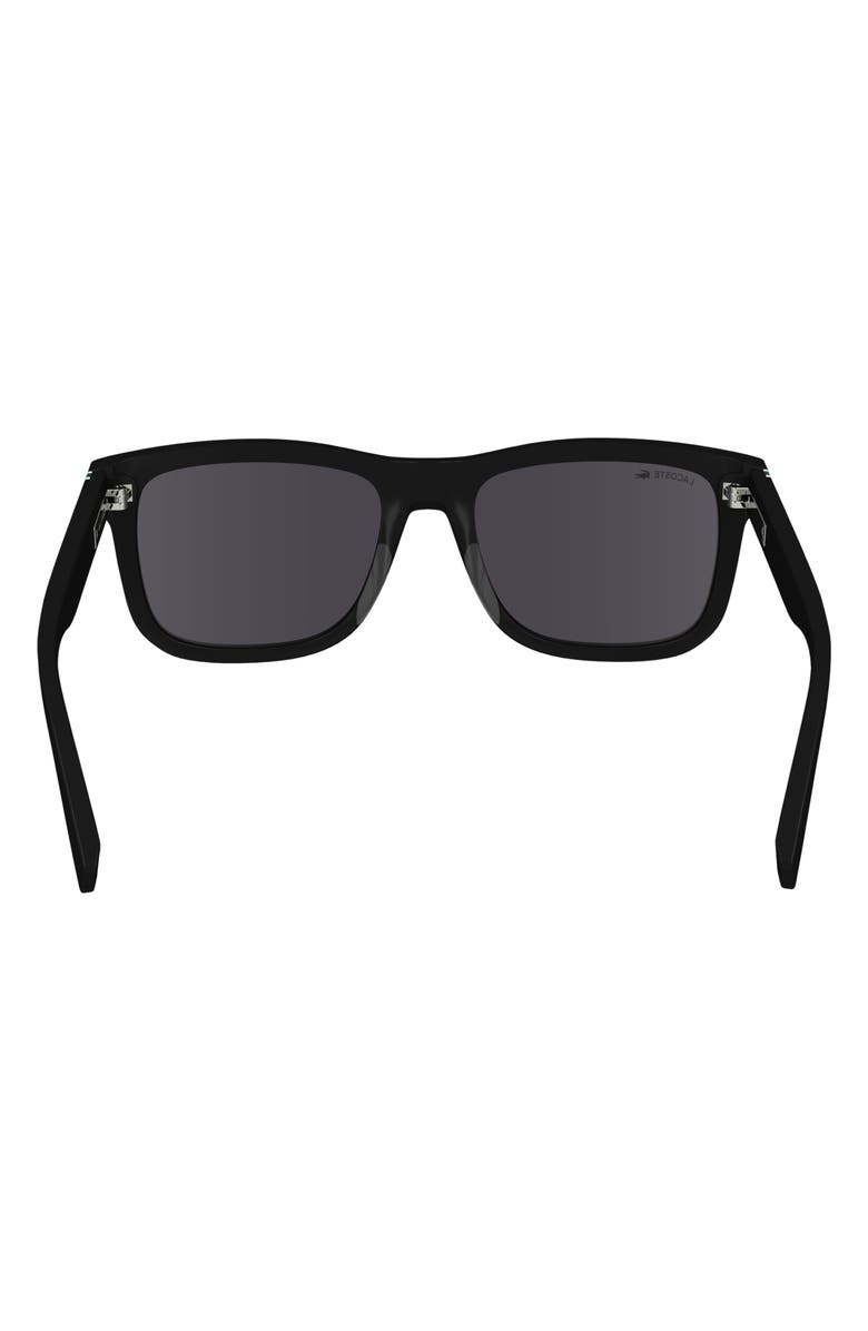 Lacoste Premium Heritage 55mm Rectangular Sunglasses, Alternate, color, 