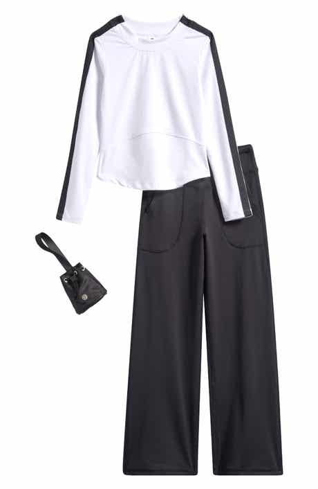 Kids' Scuba Knit Pullover, Pants & Wristlet Set