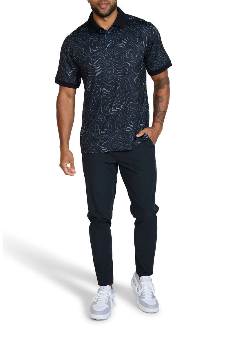 Ridge Performance Polo, Alternate, color, RAVE RUNNER - BLACK