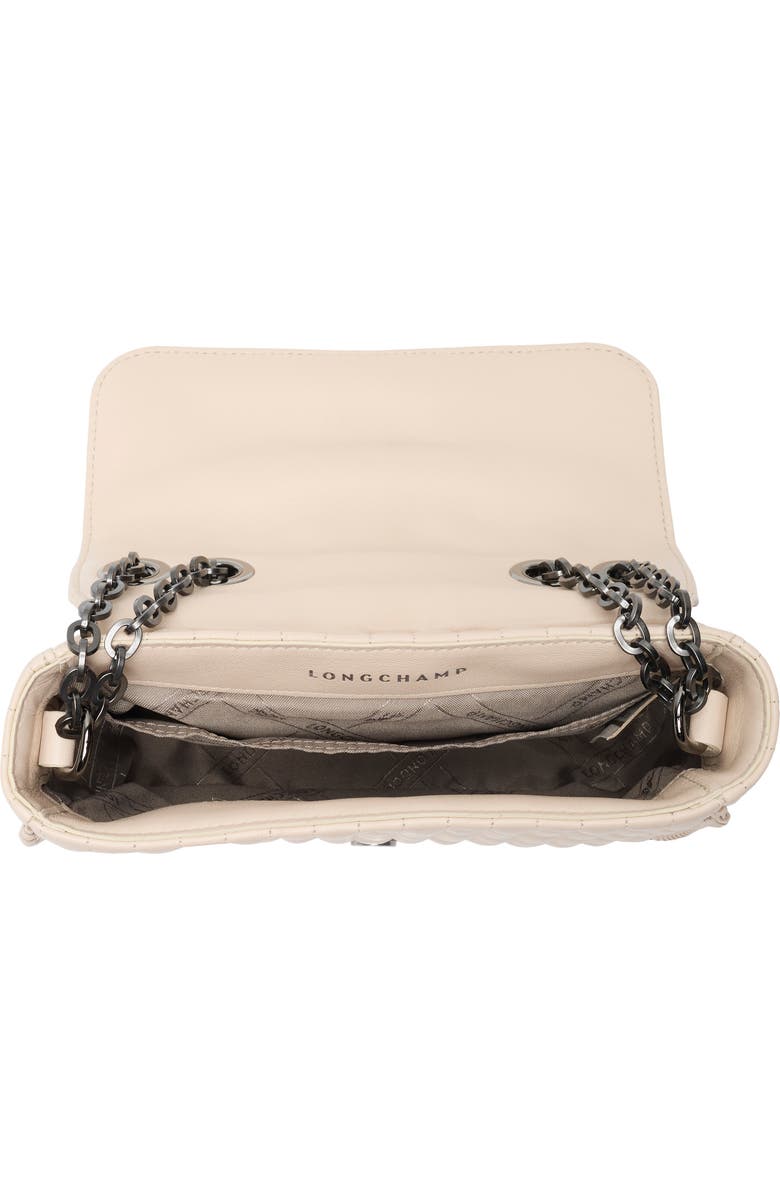 Longchamp Leather Crossbody Bag, Alternate, color, Chalk