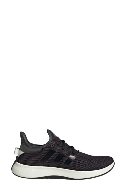 Adidas Originals Adidas Cloudfoam Pure Running Shoe In Black/black/grey