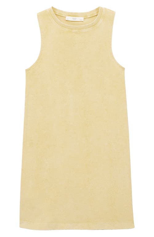 Shop Mango Overdyed Cotton Blend Terry Nightgown