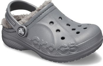 Fur lined kids crocs on sale