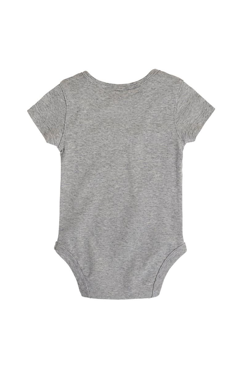 FANATICS Infant Fanatics Branded Heather Gray Texas Rangers 2023 World Series Champions Locker Room Bodysuit, Alternate, color, 