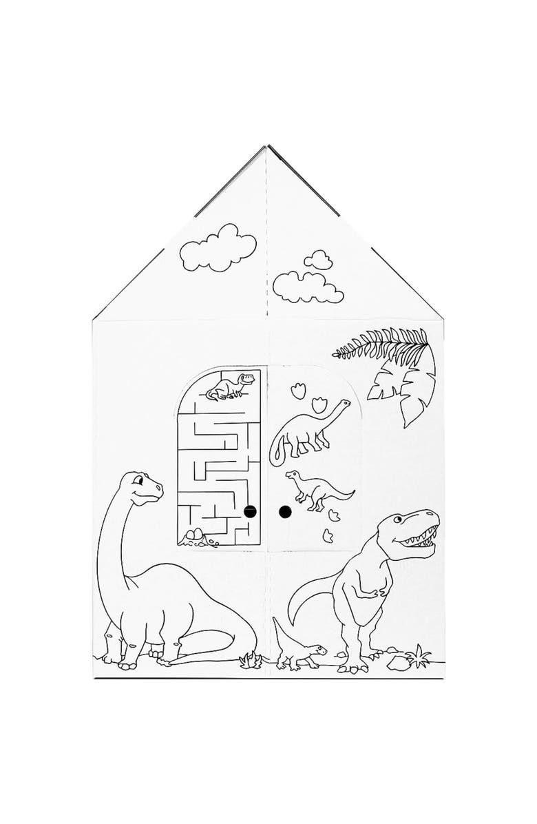 Easy Playhouse Dinosaur House Kids Art & Craft kit, Alternate, color, Multicolored