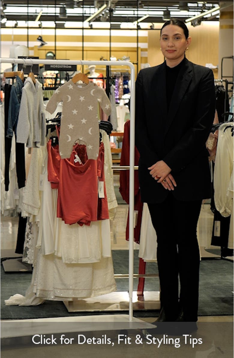 Jacquard Cotton Sweater Romper, sales video thumbnail