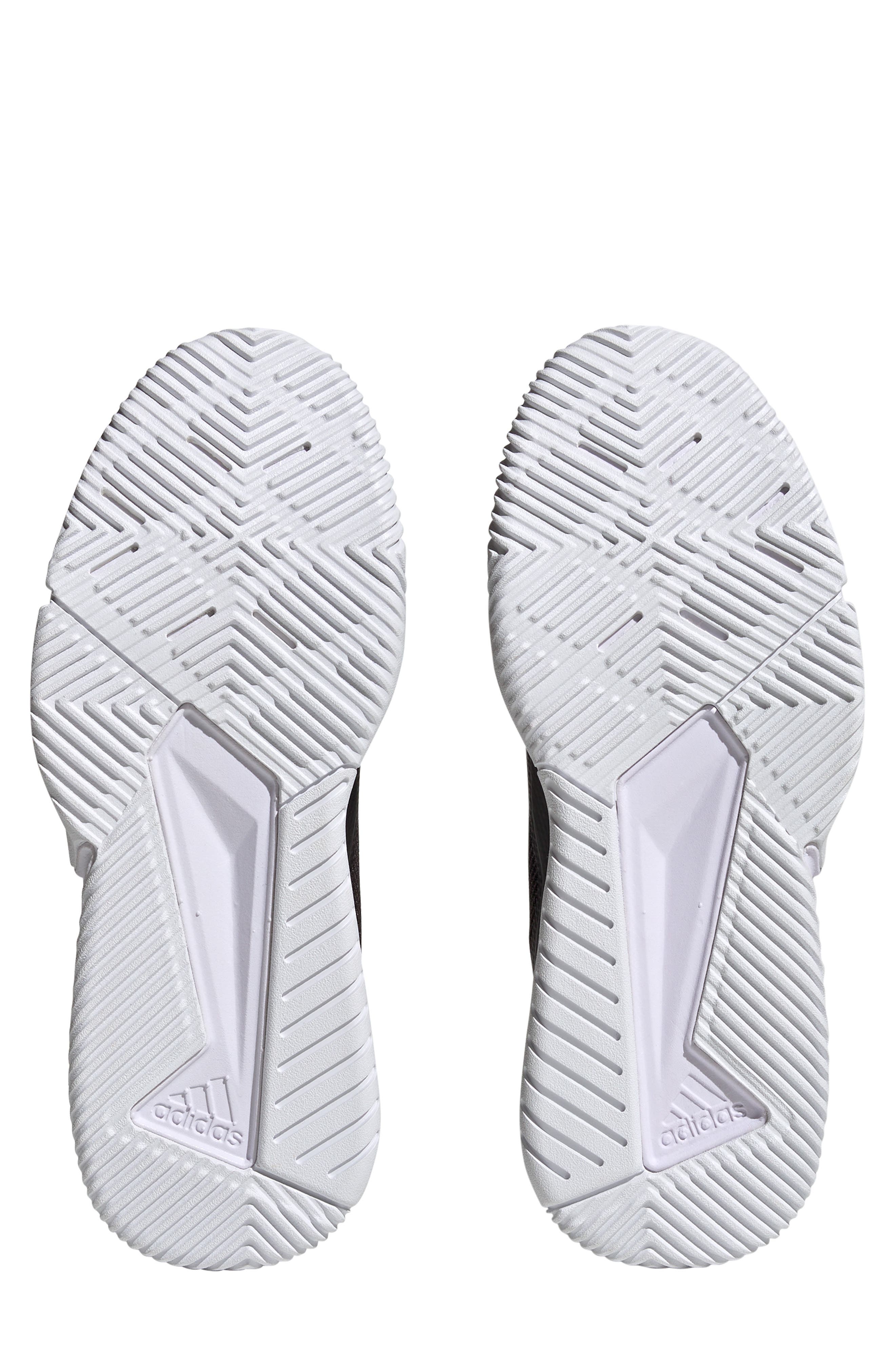 adidas Court Team 2.0 Training Shoe, Alternate, color, Black/ White/ Black