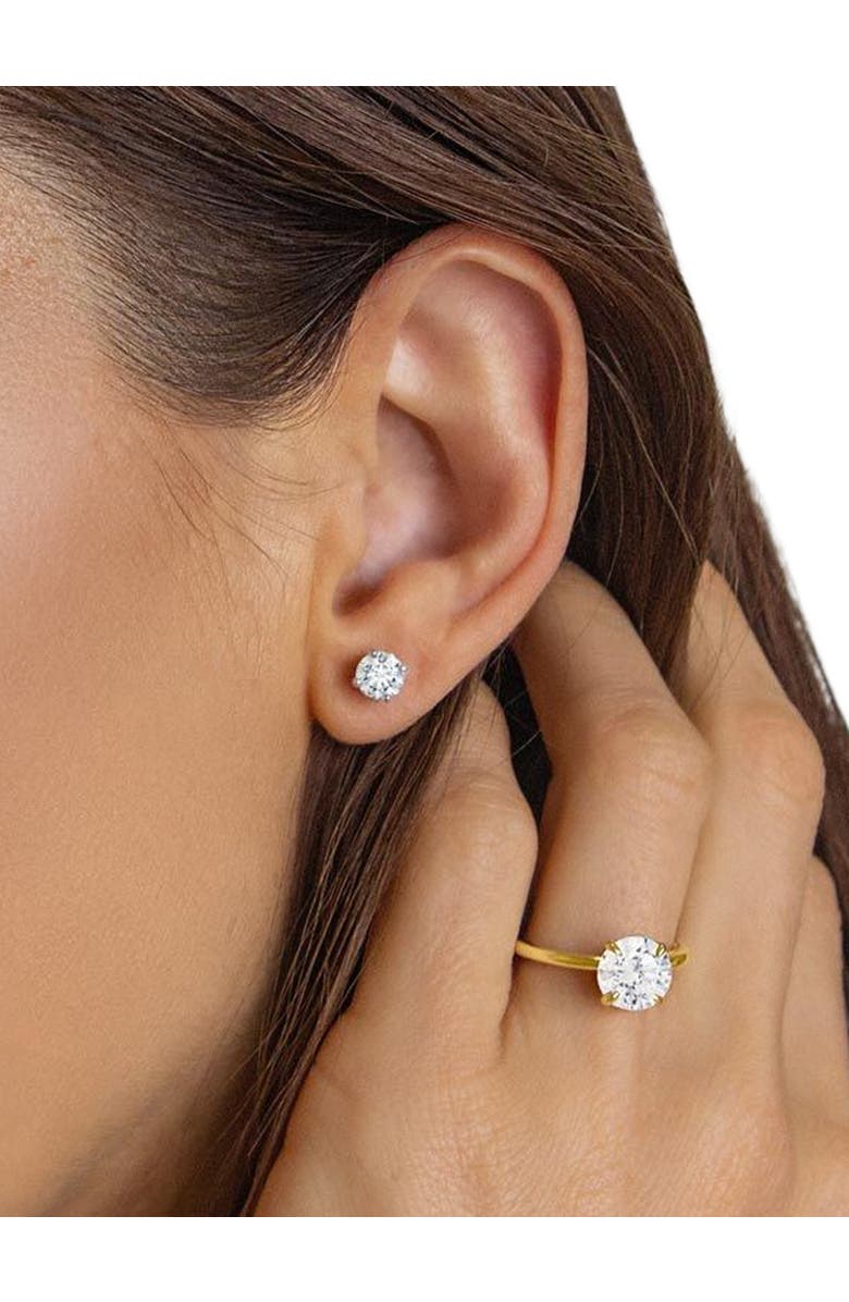 Bliss Diamond 1 1/2Ct TW Diamond Studs in 14k or Gold Lab Grown, Alternate, color, 