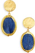 Karine Sultan Kyanite Clip-On Drop Earrings